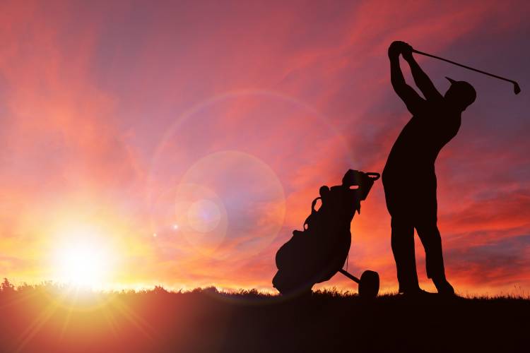 golf-sunrise